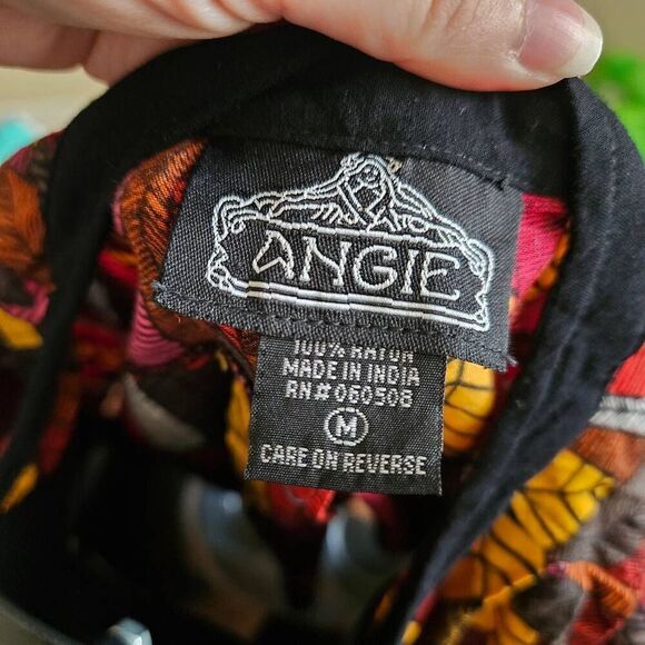 Angie Button-Front Blouse - Picture 6 of 6